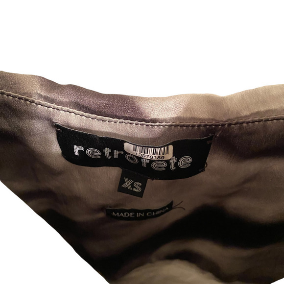 Retrofete Silk  Auris Dress Tie-Dye  Size XS - Picture 7 of 8